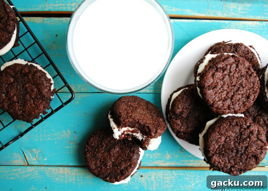 Allergy-Friendly Homemade Oreos — Vegan and Top-8-Free 4 Allergy-friendly Homemade Oreo Recipe by AllergyAwesomeness.com