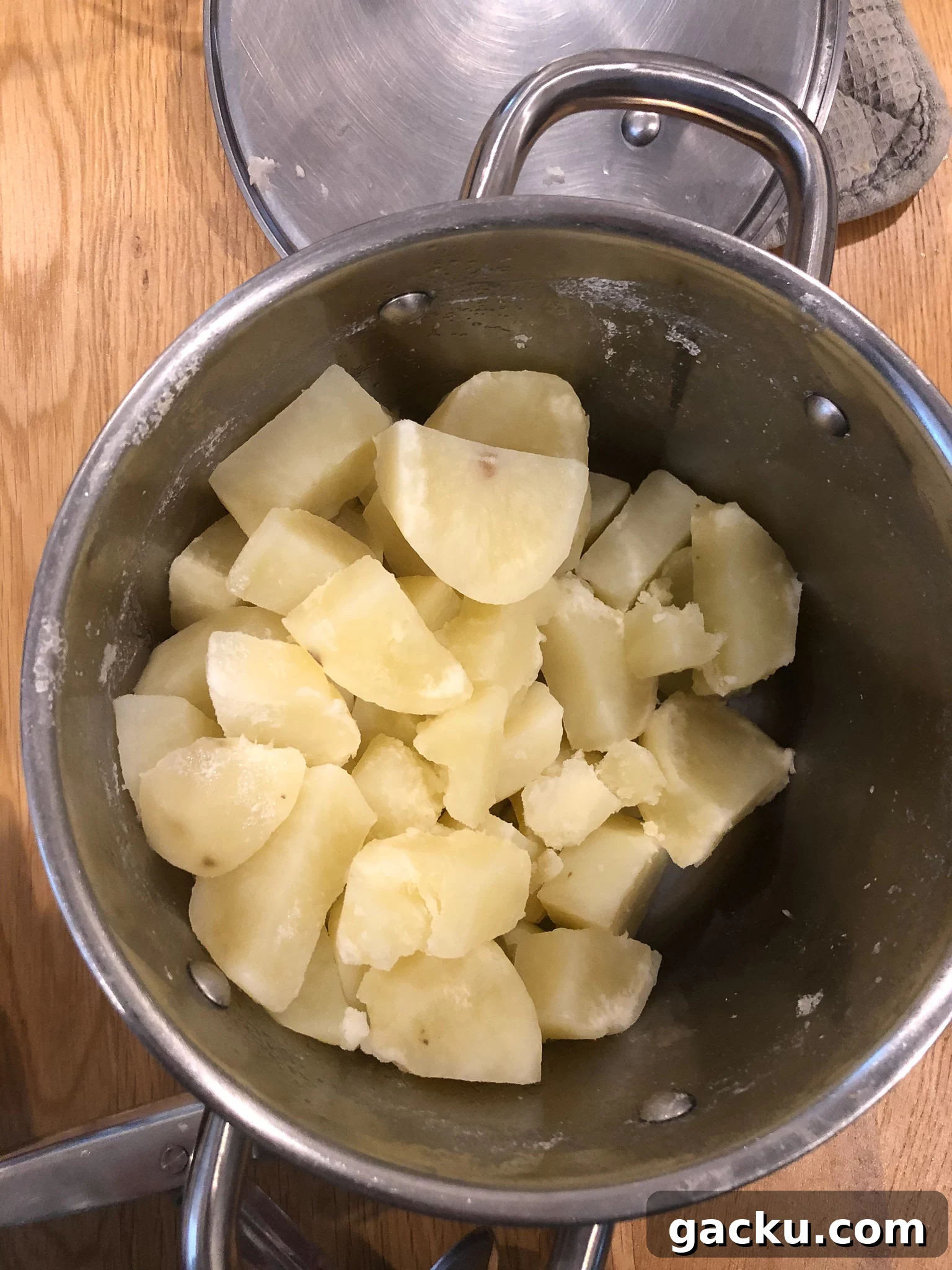 How to Make Traditional Norwegian Lefse: Potato Flatbread Recipe 5 Boiled and cubed potatoes