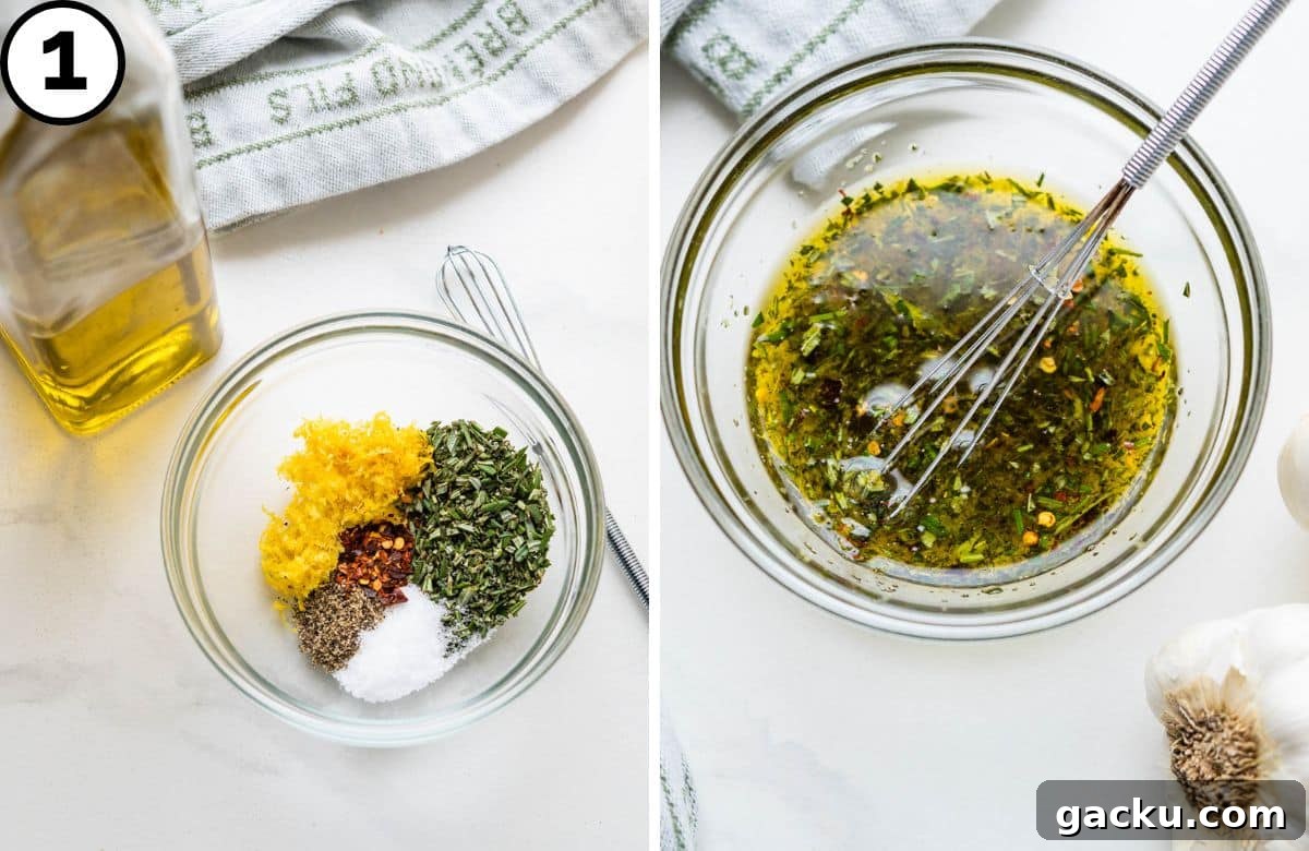 Make the marinade.