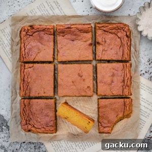 Lemony Sweet Potato Blondies – Moist Citrus Dessert Bars 5 Sweet Potato Lemon Blondies