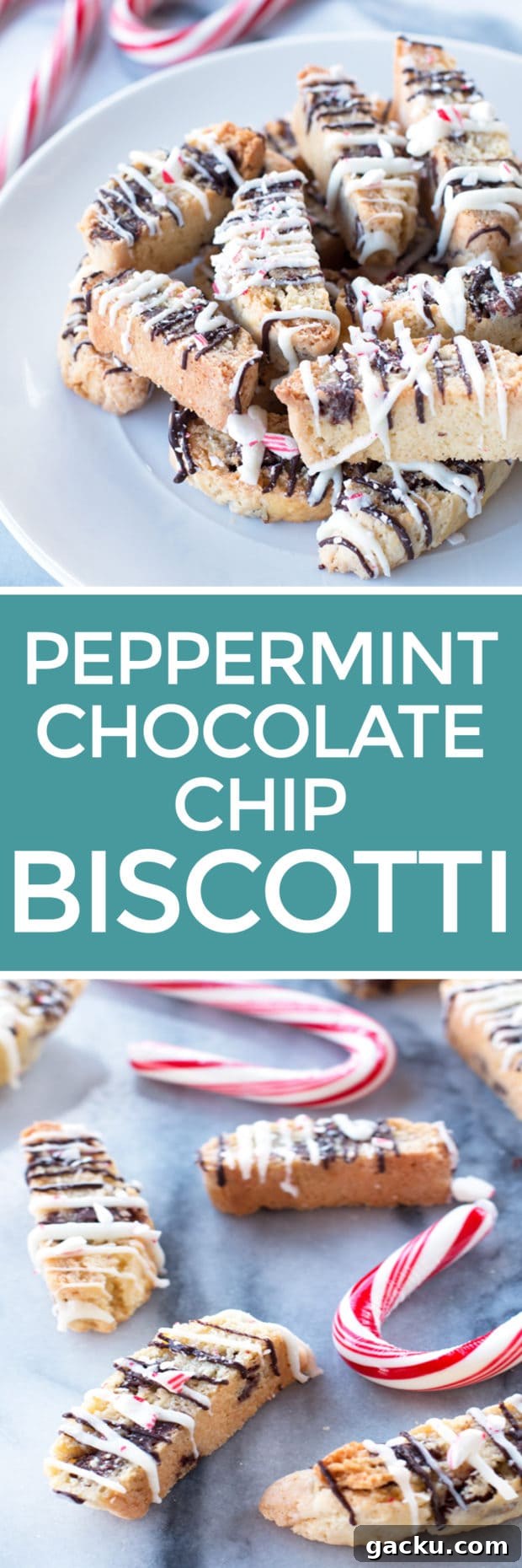 Peppermint Chocolate Chip Biscotti Recipe for Holiday Baking 5 Peppermint Chocolate Chip Biscotti | cakenknife.com