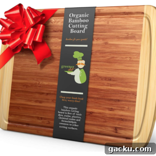 bamboo cutting board.