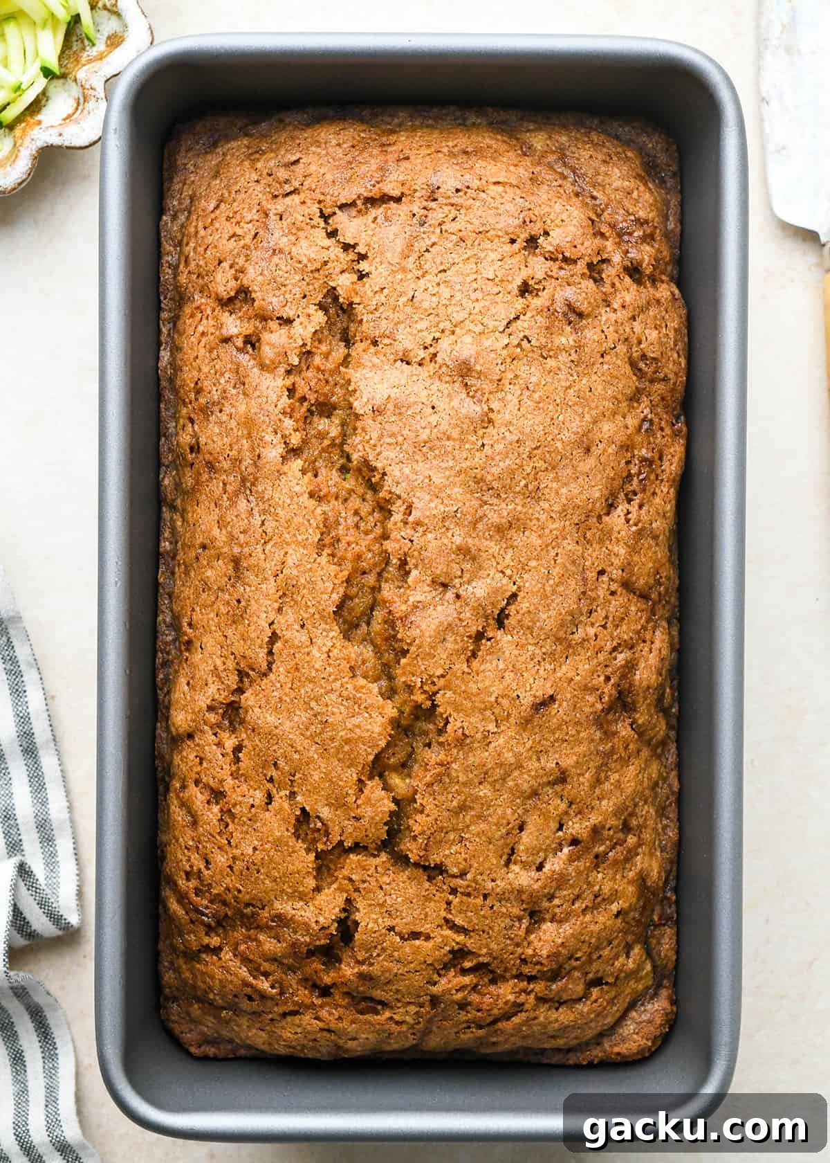 Moist Zucchini Bread Recipe That Everyone Will Love 10 baked Zucchini Bread in a loaf pan