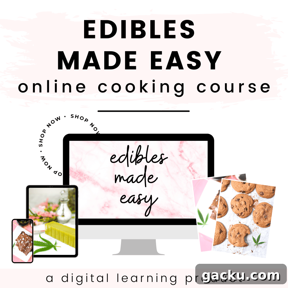 Edibles made easy course mockup