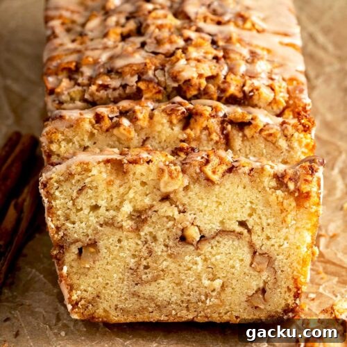 Cinnamon Apple Quick Bread Recipe for Moist, Spiced Loaf 13 cinnamon sugar and apples streusel on quick bread