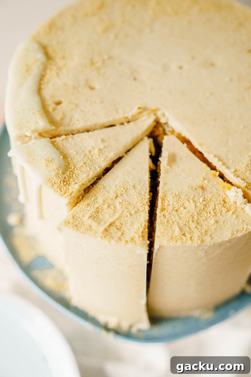 Ultimate Pumpkin Cheesecake Cake Recipe You’ll Crave 5 Assembling cake