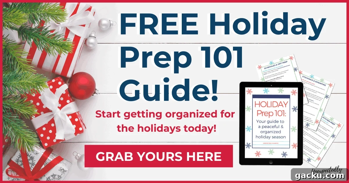 Holiday prep guide
