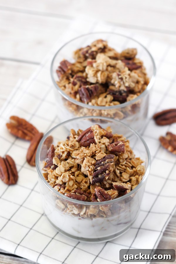 12 Delicious Gluten-Free Vegan Holiday Gift Ideas 2 gluten free maple pecan granola2