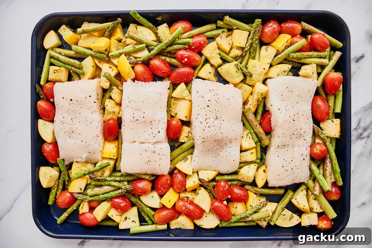 Oven-Baked Halibut with Roasted Vegetables and Lemon Herbs 4 img 32878 3