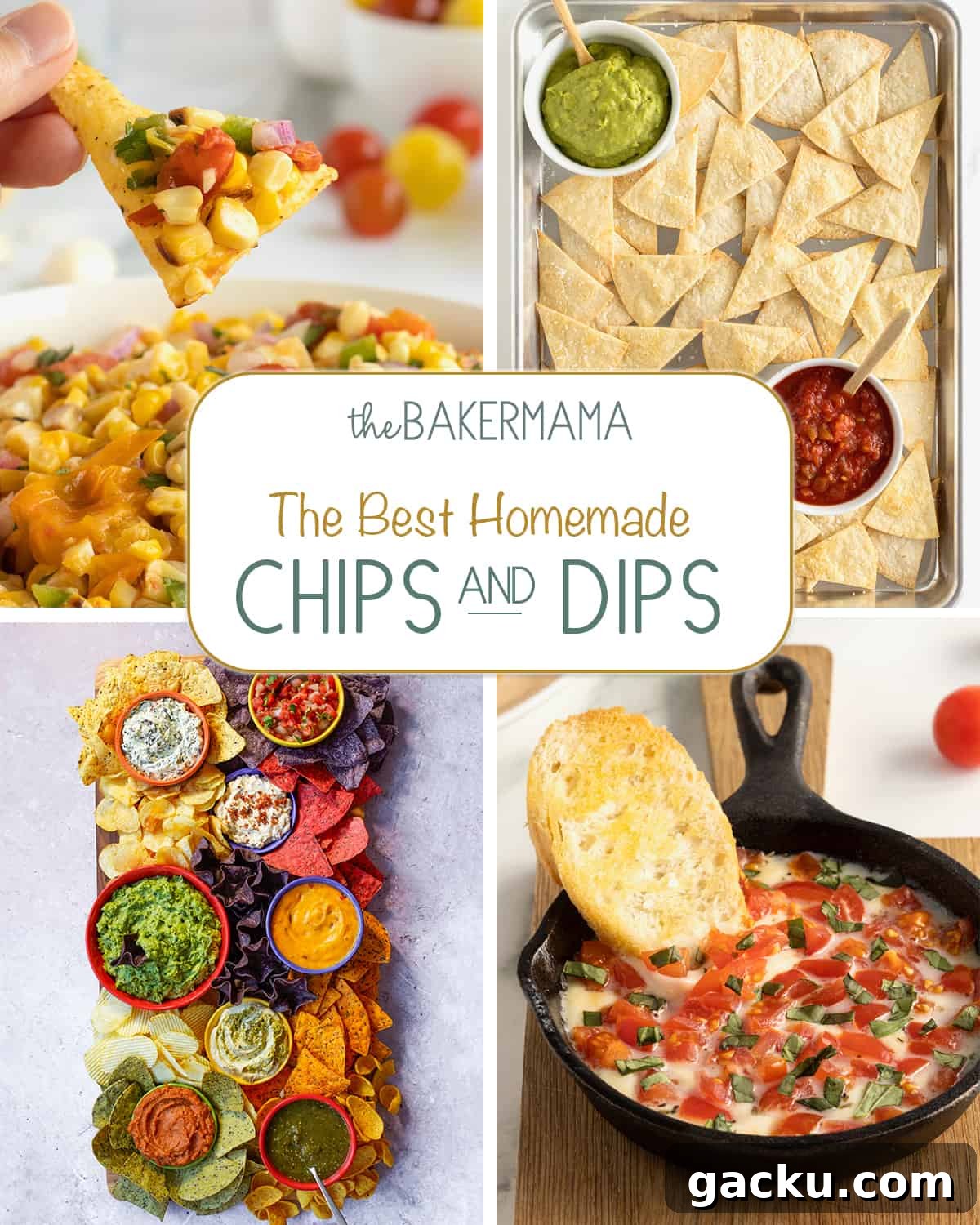 Stovetop Queso Recipe: Creamy, Quick Melted Cheese Dip 8 Grilled corn salsa, baked tortilla chips, chips and dips board and skillet caprese dip.