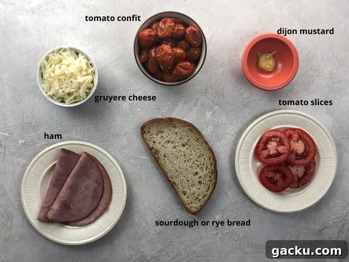 ingredients in bowls