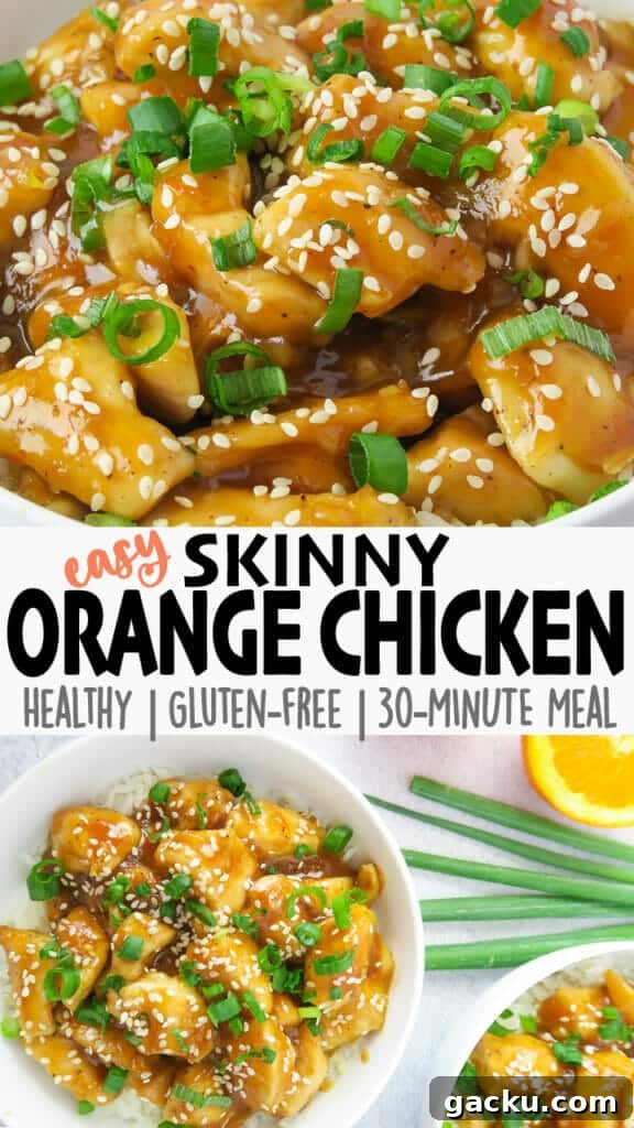 30-Minute Baked Orange Chicken (Low-Calorie, Crispy) 16 Baked Skinny Orange Chicken (Easy, 30-minute meal)