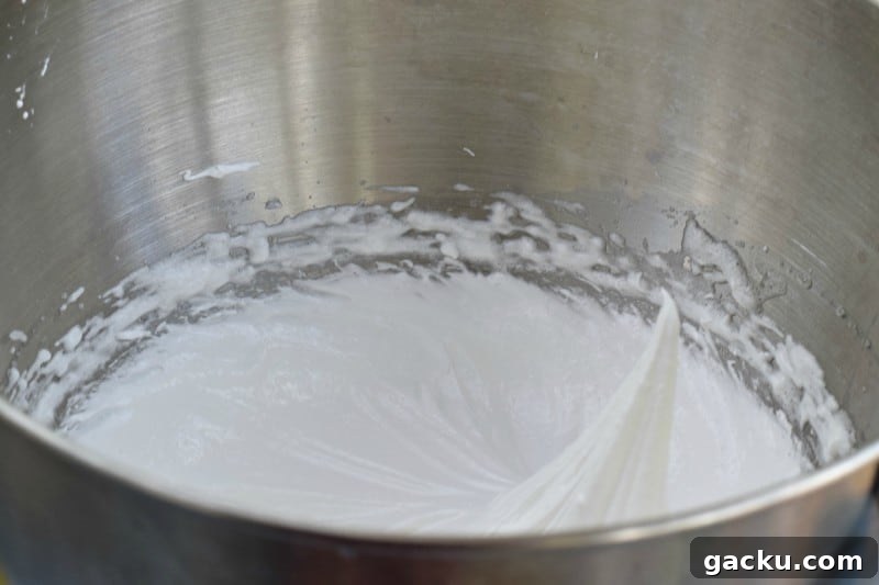 stiff meringue