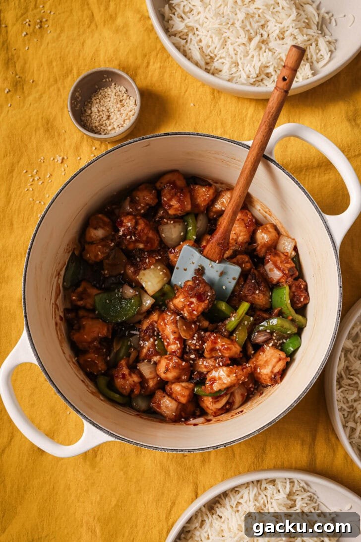 Indo-Chinese Basmati Fried Rice Recipe 19 Honey Ginger Chicken