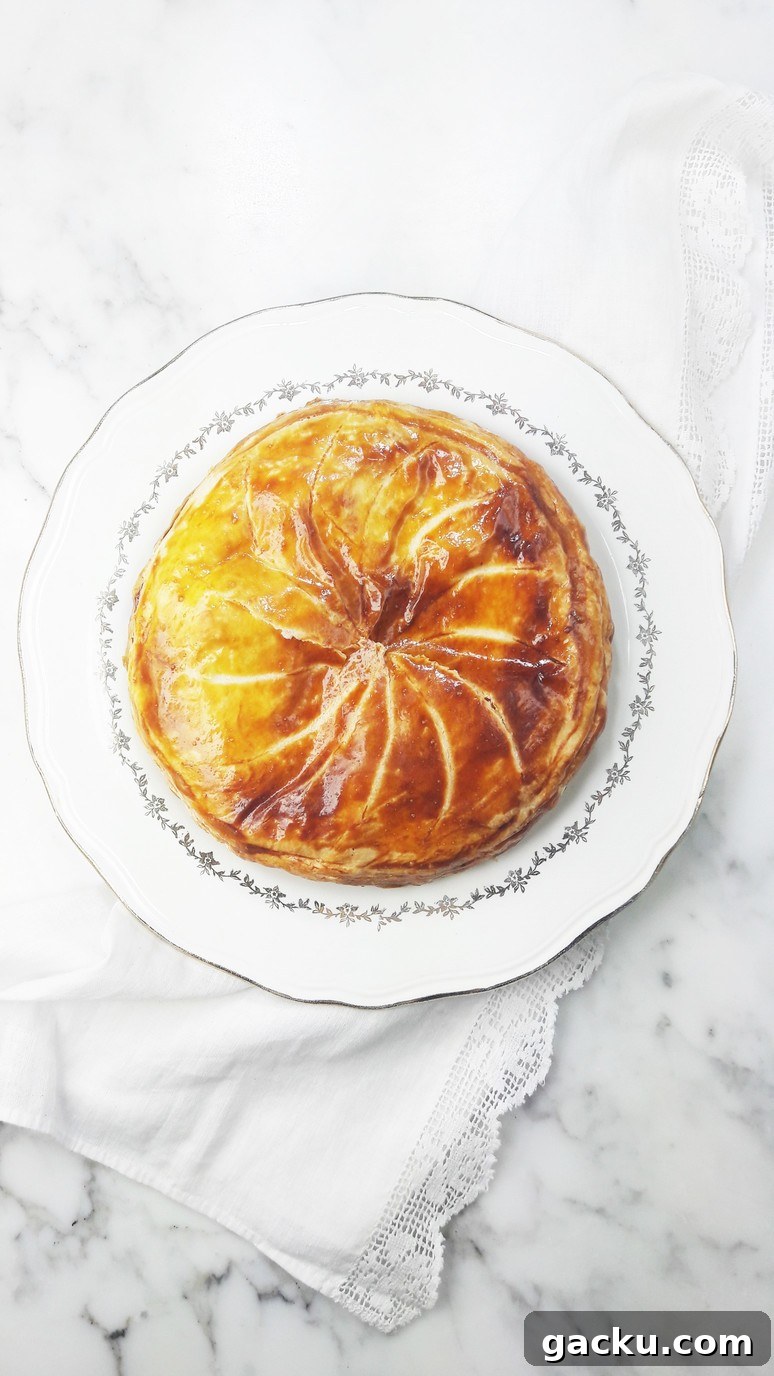 Caramelized Apple Galette des Rois Recipe — Rustic French King Cake 5 Caramelized apple galette des rois. | ahedgehoginthekitchen.com