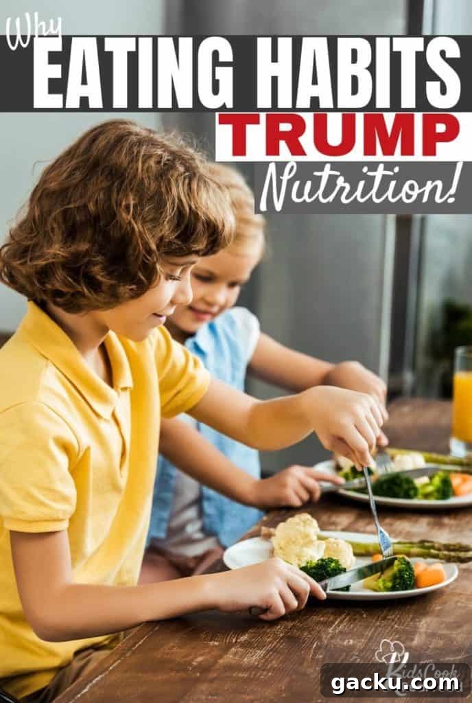 Why Eating Habits Trump Nutrition!