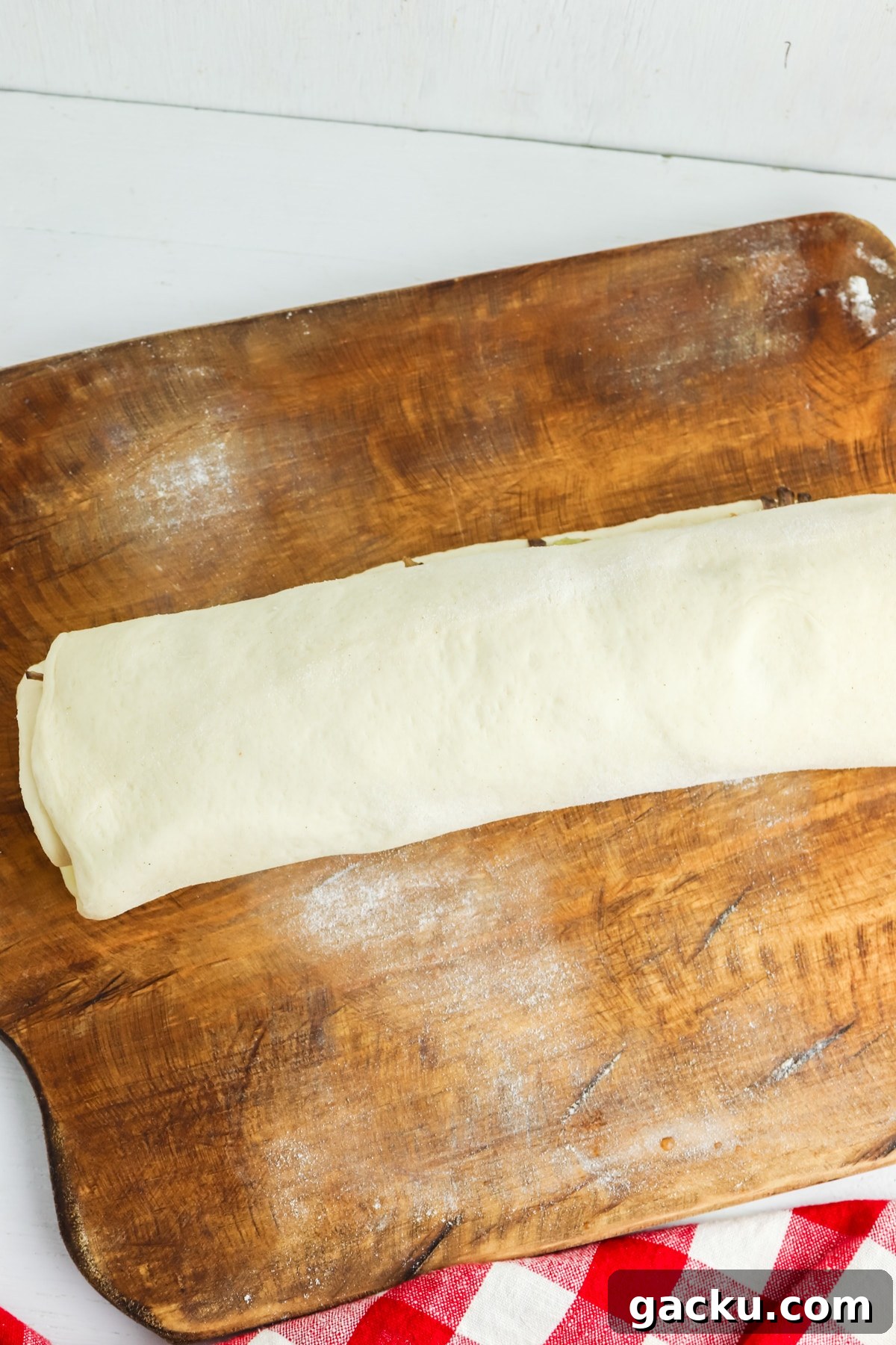 roll dough and slice into pinwheels
