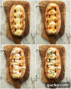 how to serve buffalo chicken meatball subs 4 step by step photos showing how to serve buffalo chicken meatball subs