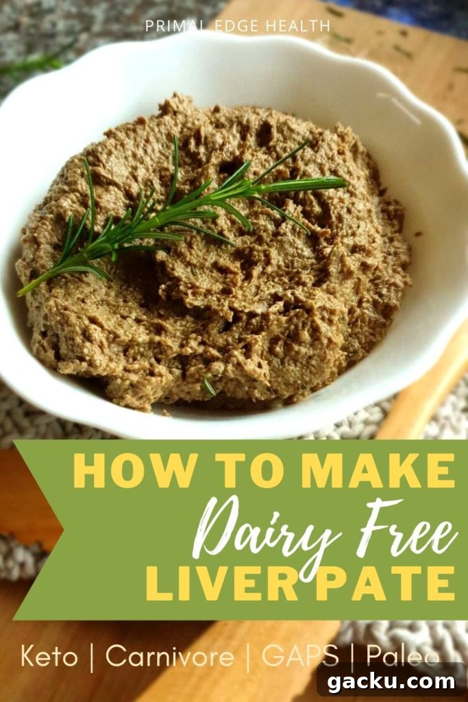 How to make dairy-free liver pate - Keto | Carnivore | GAPS | Paleo.