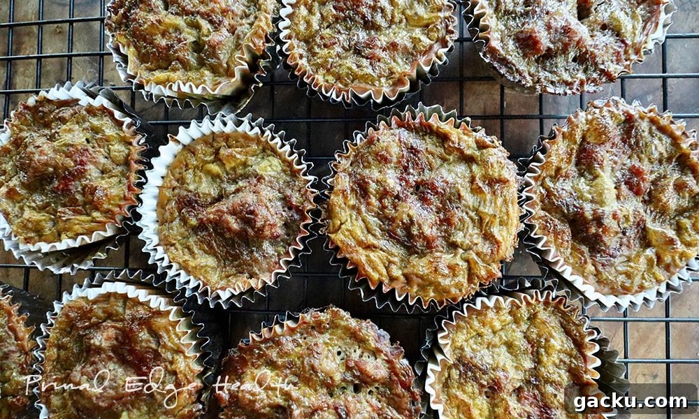 Meat muffins hidden liver on a cooling wire rack.