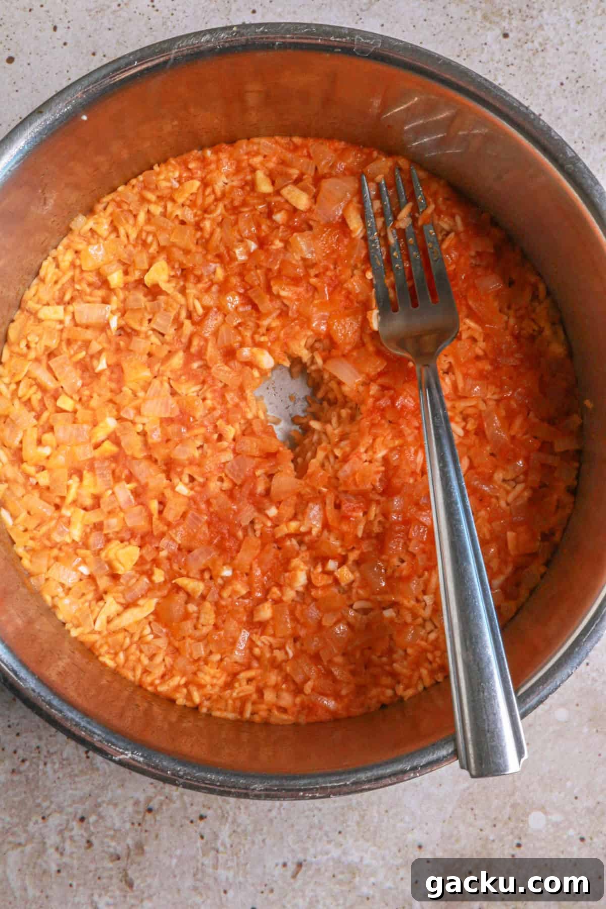 Authentic Mexican Red Rice Recipe: Fluffy, Flavorful Arroz Rojo 8 Check the water