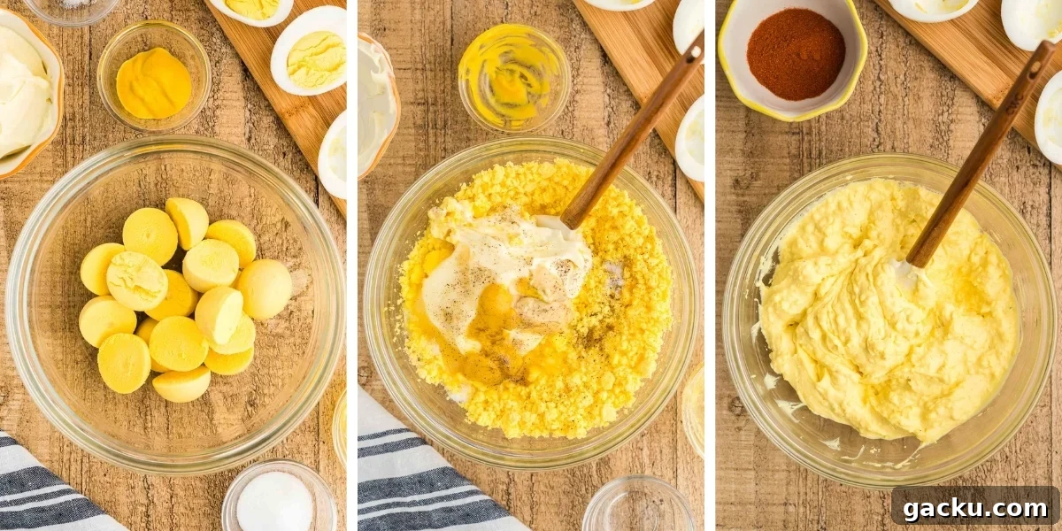 Million-Dollar Deviled Eggs Recipe: Rich, Creamy Party Classic 4 deviled eggs filling