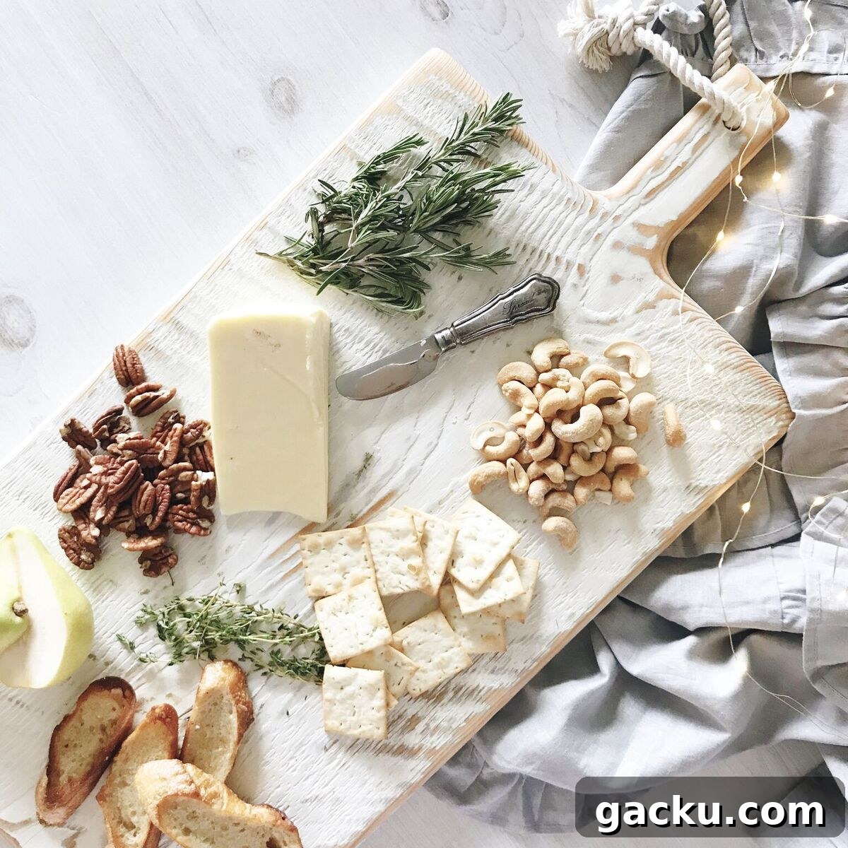 Top Gifts for Food Lovers: Unique Ideas for Every Taste 6 Rustic distressed white charcuterie board