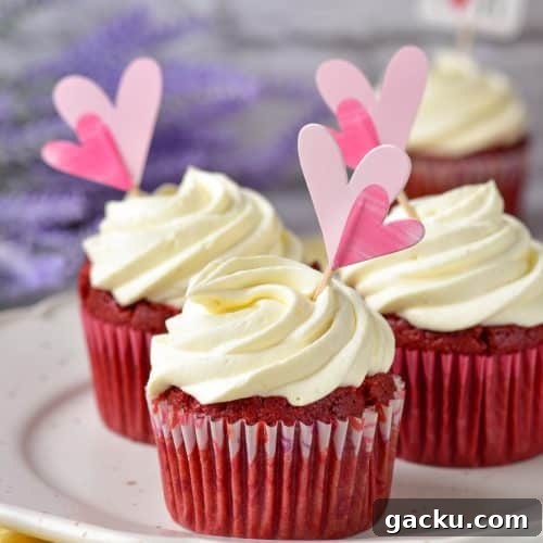 Valentine's day cupcakes