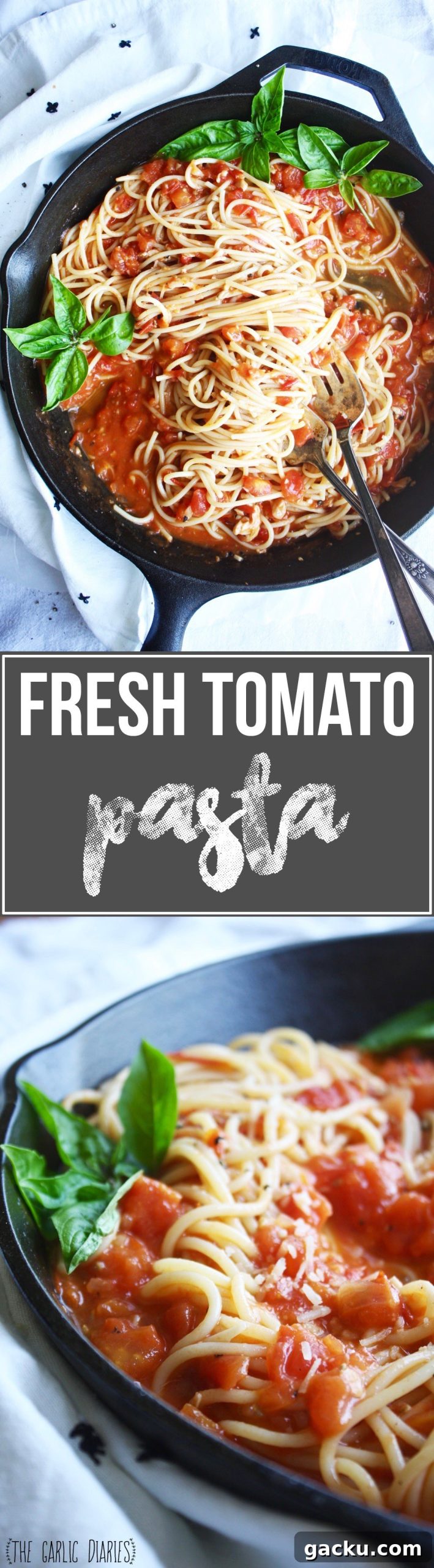 Fresh Tomato Pasta Sauce Recipe for Perfect Summer Pasta 7 img 5293 6 scaled
