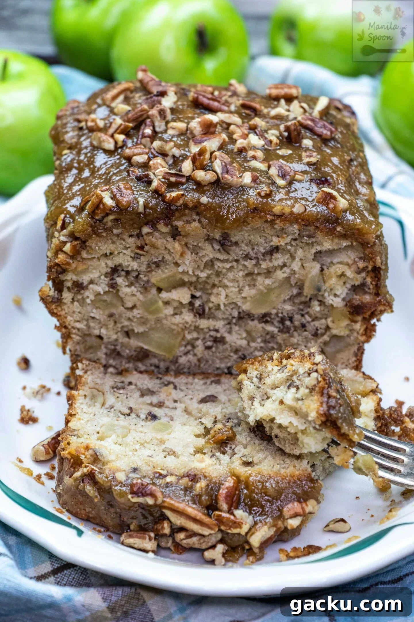 Apple Praline Bread sliced Sliced Apple Praline Bread