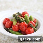 Roasted Asparagus and Cherry Tomatoes