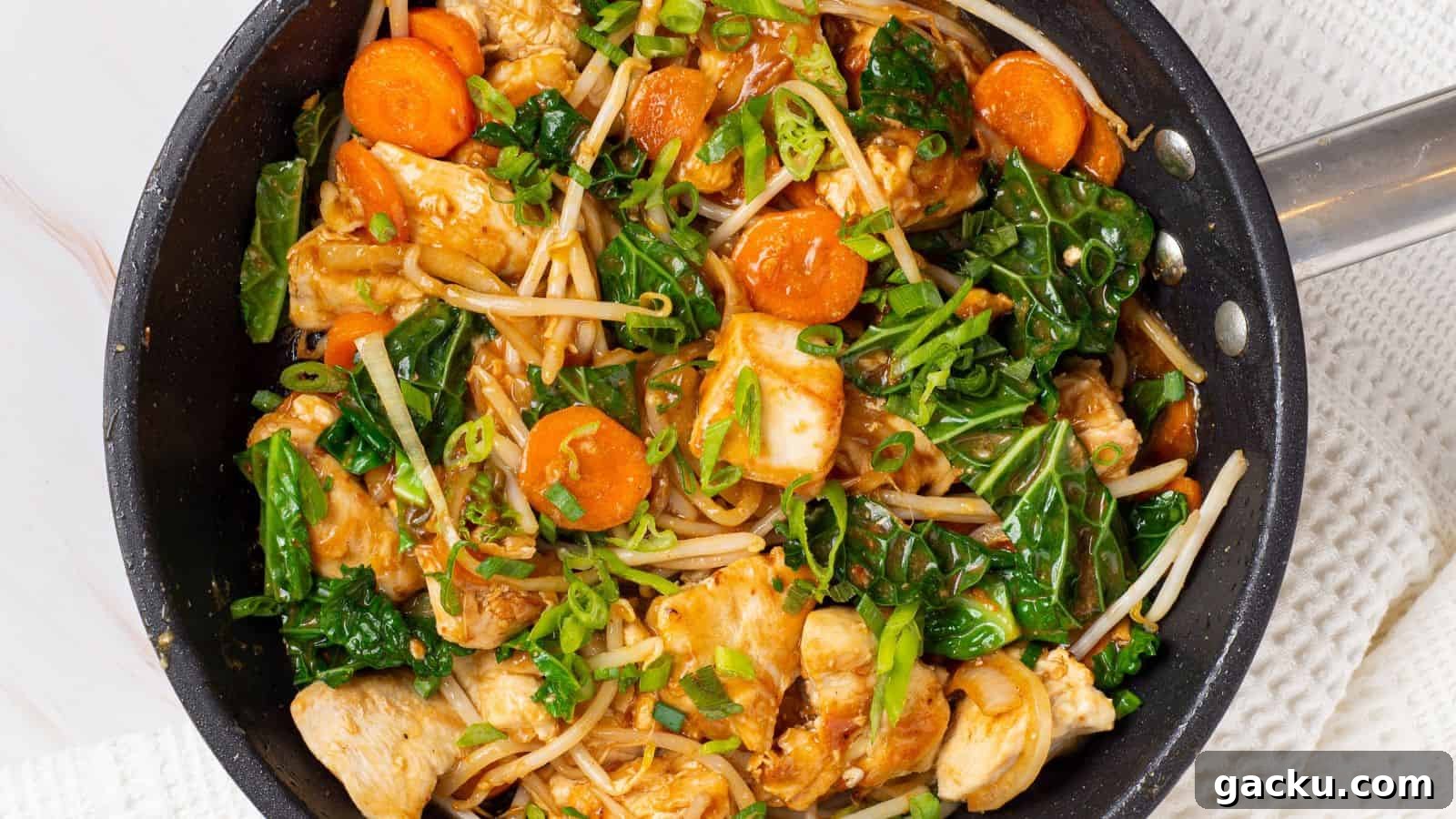 30 One-Pan Skillet Meals for Quick Cleanup and Big Flavor 23 Stir-fried chicken chop suey in a skillet.