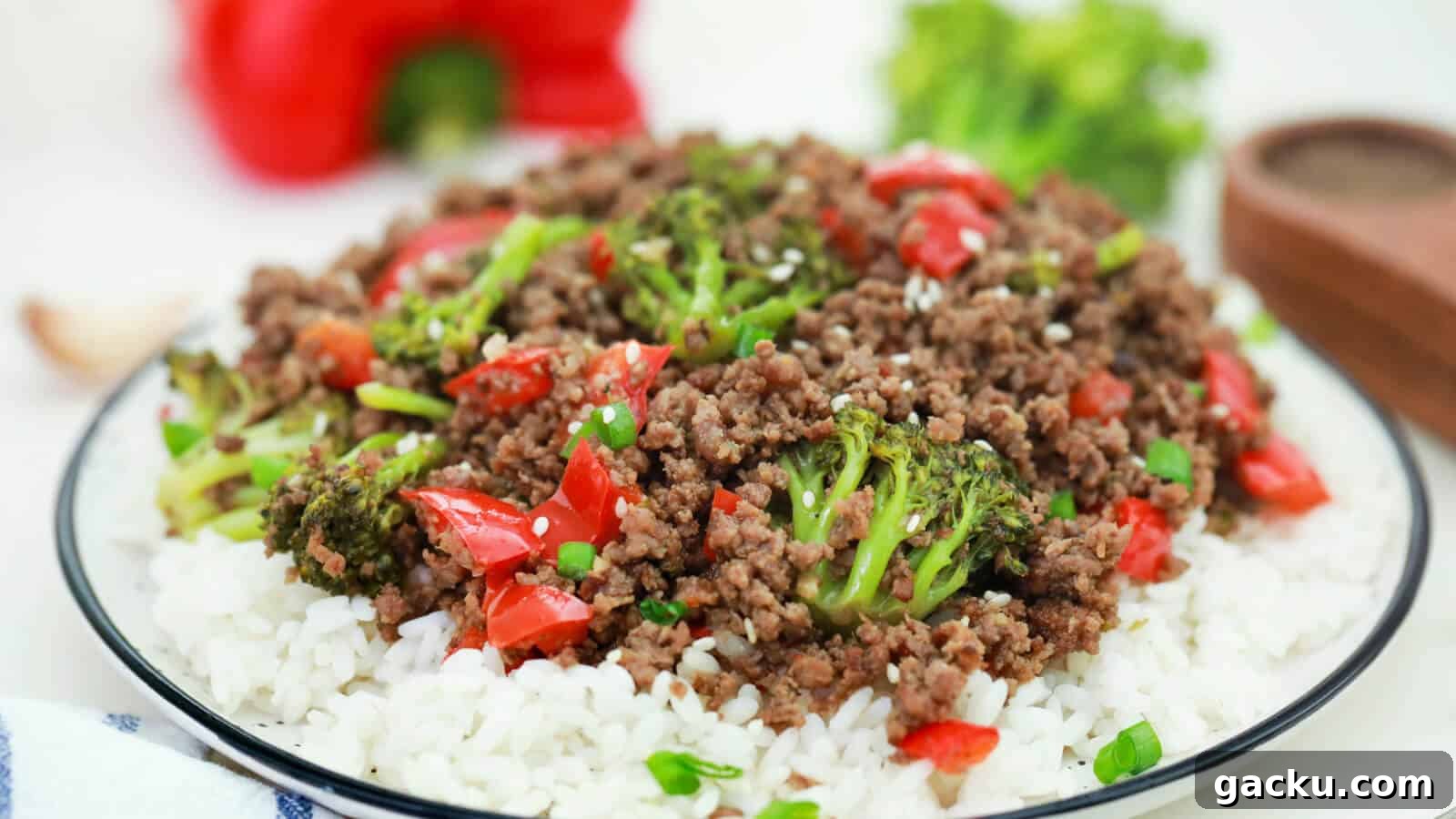 30 One-Pan Skillet Meals for Quick Cleanup and Big Flavor 29 Ground Beef and Broccoli stir-fry over rice.