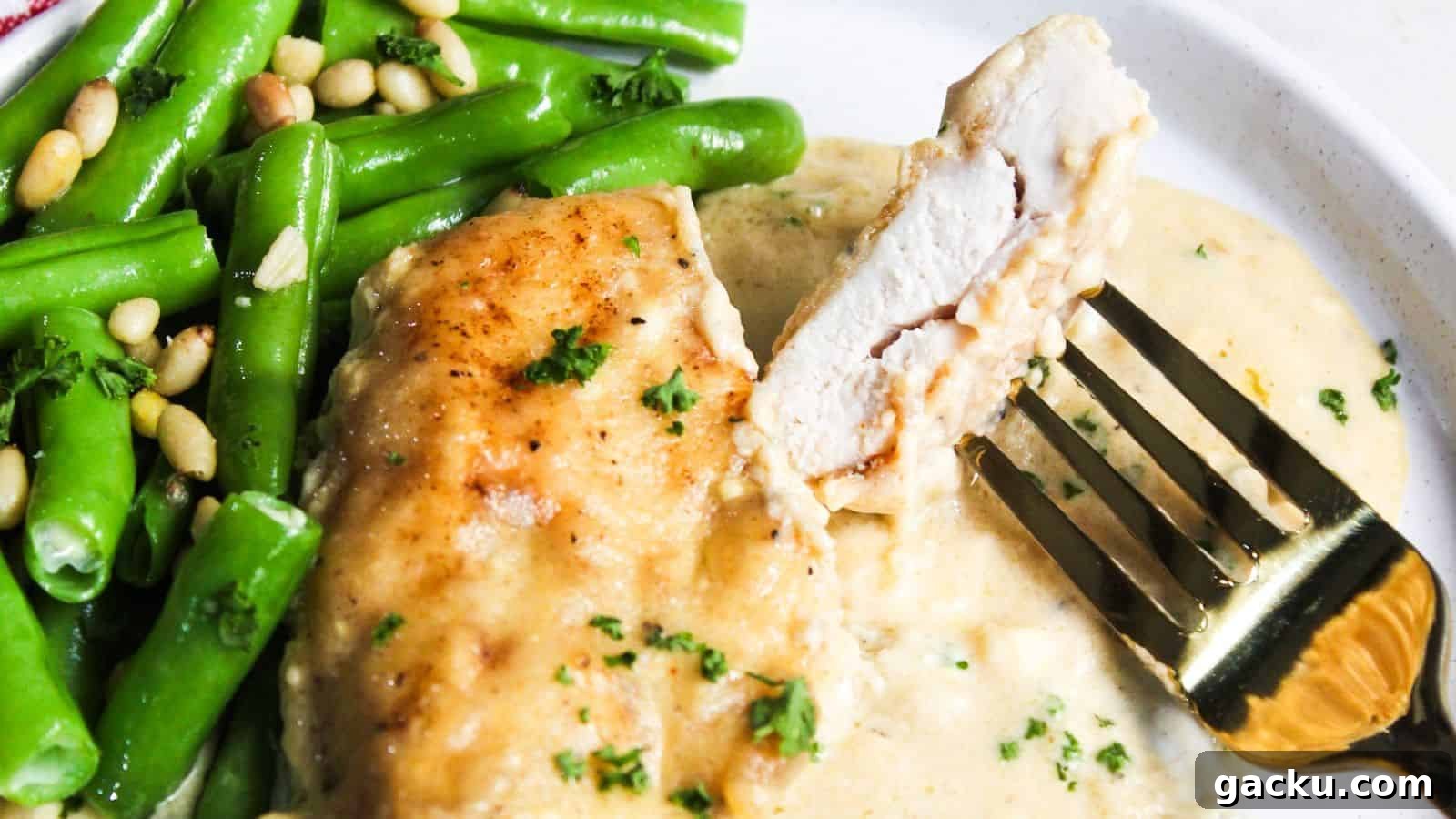 30 One-Pan Skillet Meals for Quick Cleanup and Big Flavor 9 A plate with chicken and green beans on it.