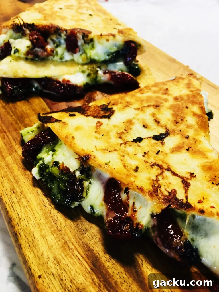 Mediterranean Quesadillas