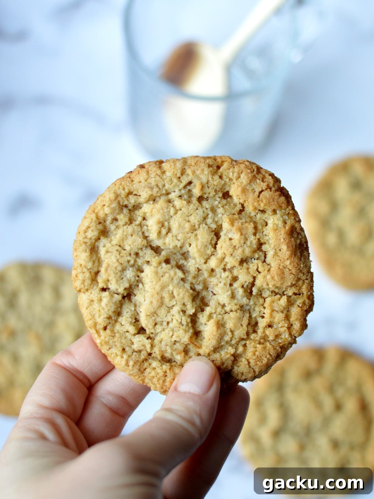 almond flour oatmeal cookie