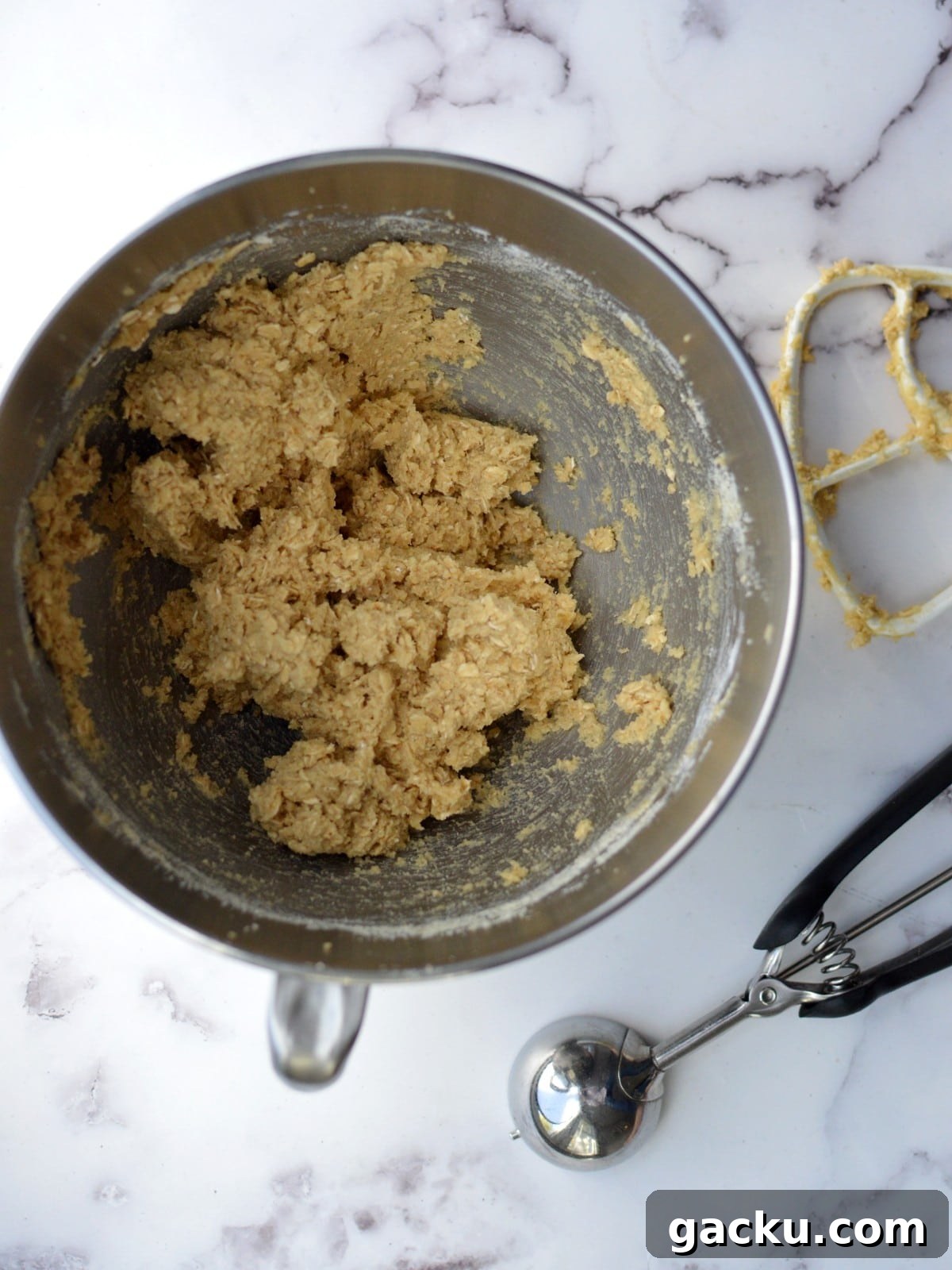 a bowl of cookie dough