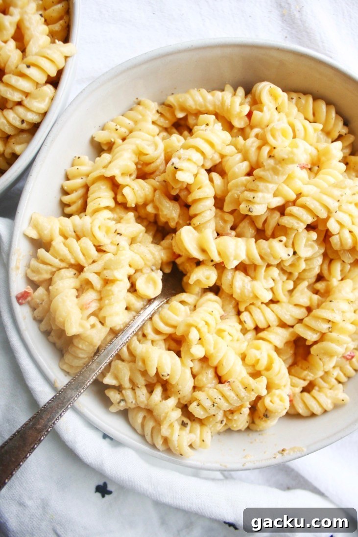 10 Cozy At-Home Recipes for Comfort and Shelter Cooking 9 3 Ingredient Pimento Mac and Cheese