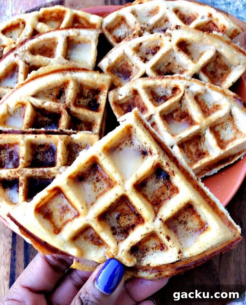 Low-Carb Cinnamon Roll Protein Waffles Recipe 5 Easy Low-Carb Gluten-Free Cinnamon Roll Protein Waffles