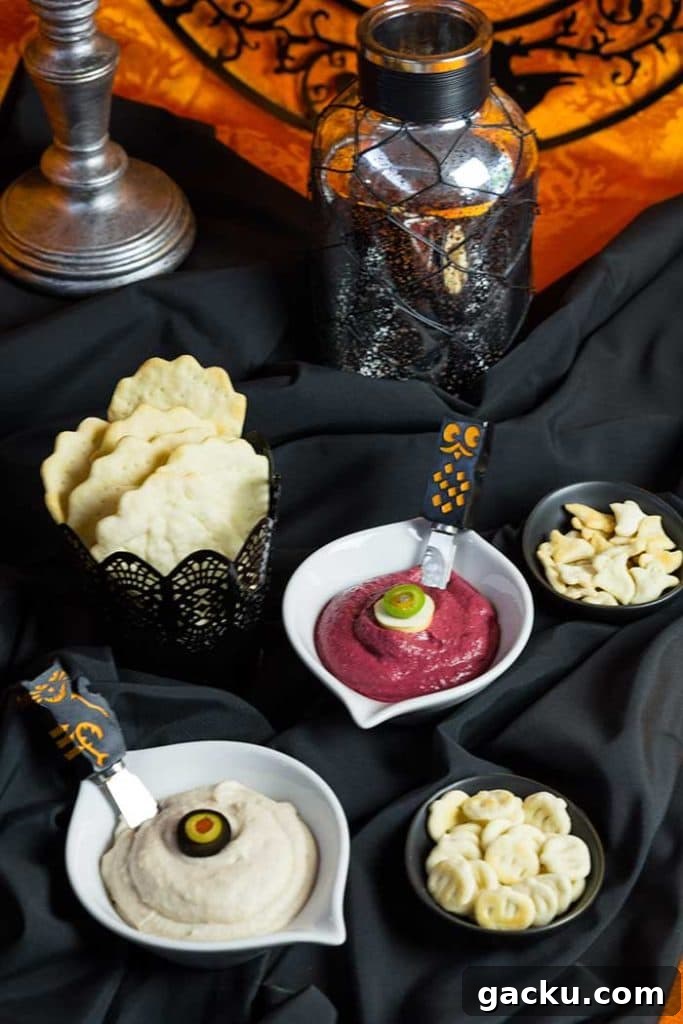 Trio of Vegan Halloween Spooky Spreads