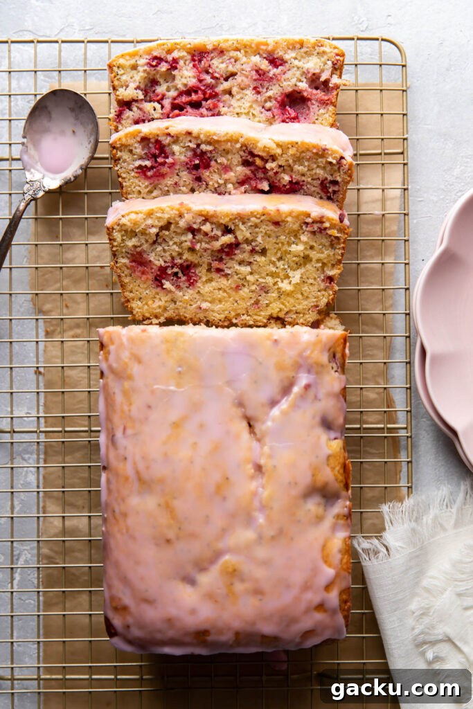Lemon Raspberry Poppy Seed Loaf Cake Recipe 4 raspberry lemon poppyseed loaf cake.