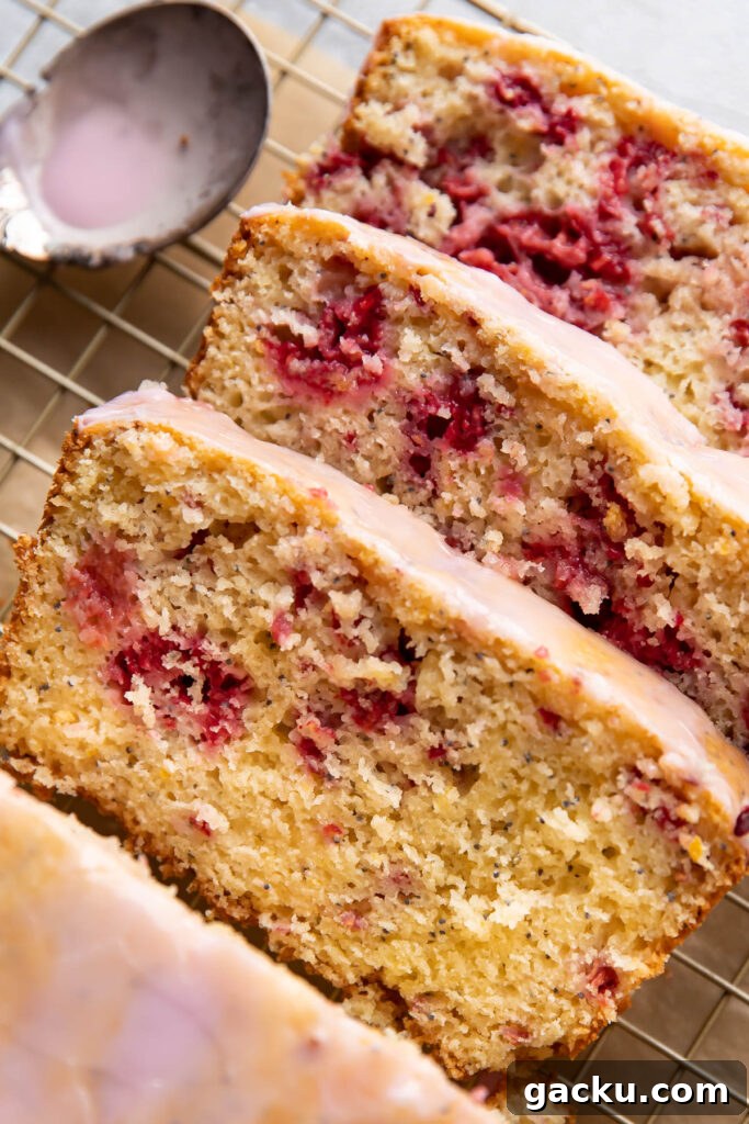 Lemon Raspberry Poppy Seed Loaf Cake Recipe 5 raspberry lemon poppyseed loaf cake.