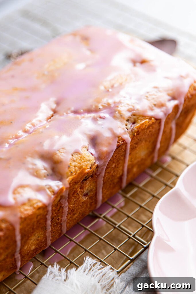 Lemon Raspberry Poppy Seed Loaf Cake Recipe 9 raspberry lemon poppyseed loaf cake.