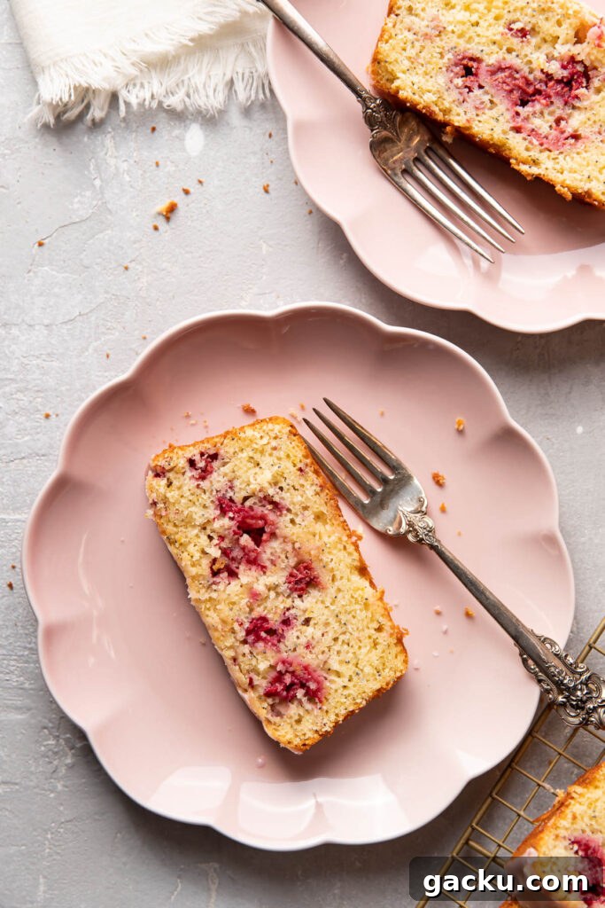 Lemon Raspberry Poppy Seed Loaf Cake Recipe 10 raspberry lemon poppyseed loaf cake.