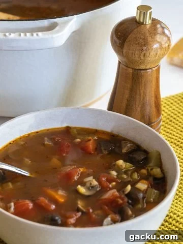 Barley and lentil soup