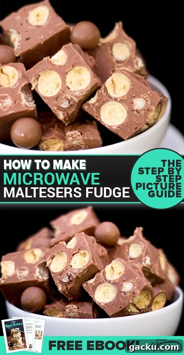 Maltesers Microwave Fudge in a bowl