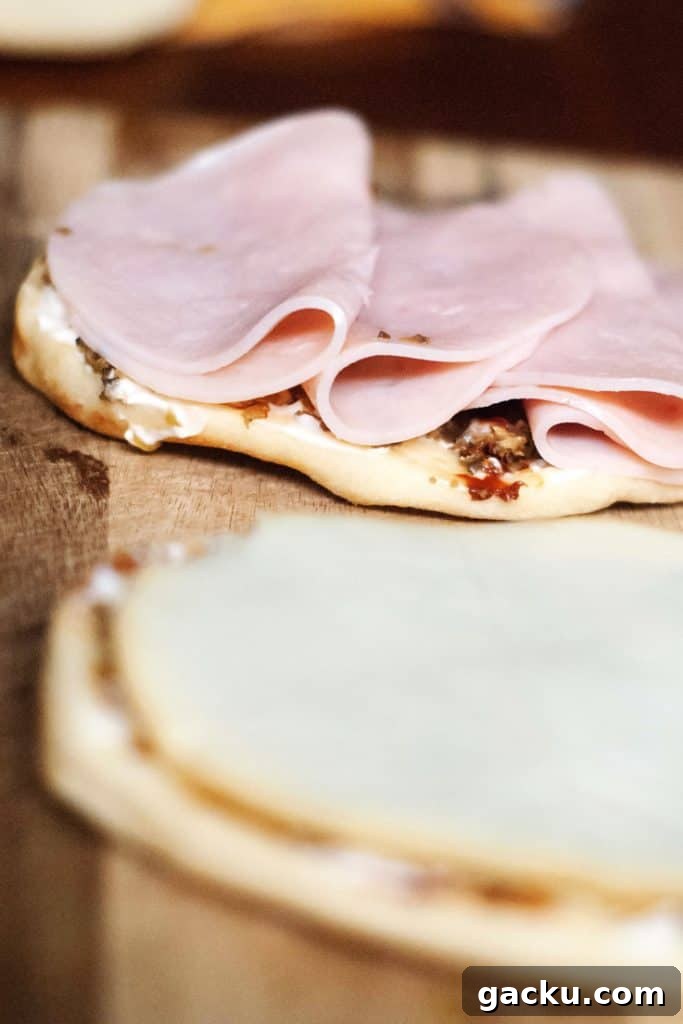 Italian Flatbread Turkey Melts with Mozzarella and Pesto 5 Italian Flat Bread Turkey Melts