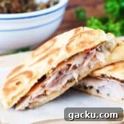 Italian Flat Bread Turkey Melts