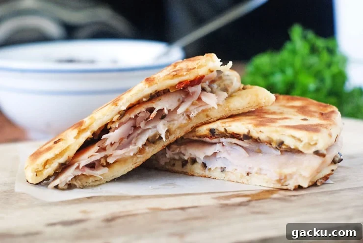 Italian Flatbread Turkey Melts with Mozzarella and Pesto 7 Italian Flat Bread Turkey Melts