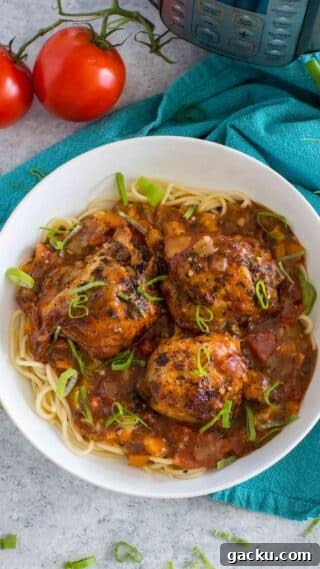 Instant Pot Chicken Cacciatore